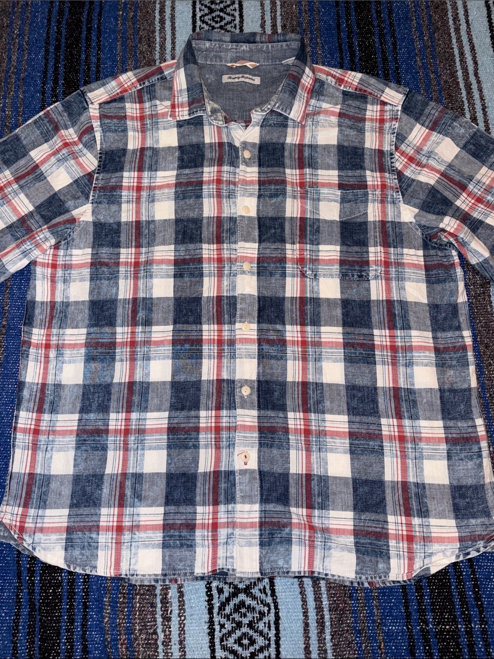 Tommy Bahama Plaid Button Down Shirt